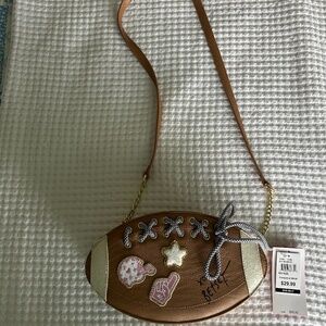 Betsey Johnson Football Purse – NWT